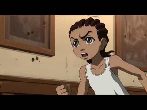 The Boondocks: Riley vs Huey's BB Gun Fight Shootout (Full HD)