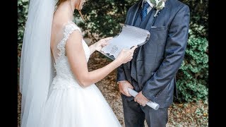 IT WILL MAKE YOU CRY| OUR WEDDING VOWS