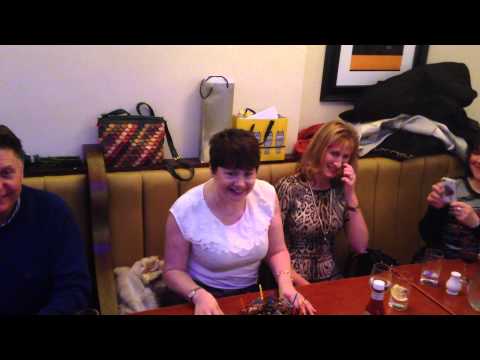 Avril's birthday at the rib shack in Petts Wood ...