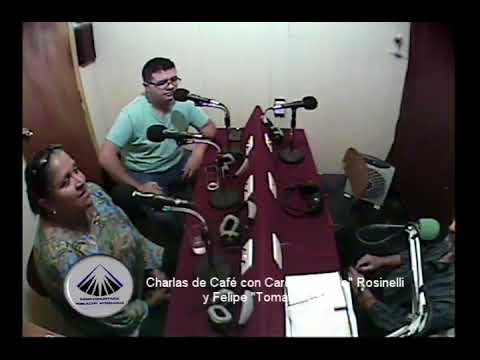 "Charlas de Café", martes 13 de marzo, con Carolina Rosinelli y Felipe Castro