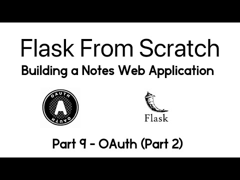 Build a Flask app: Note - OAuth (Part 9)