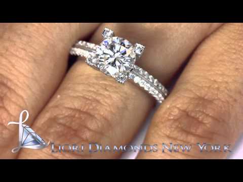 ER-0224 - 2.23 Carat D-SI2 Certified Natural Round Diamond Engagement Ring 18k White Gold