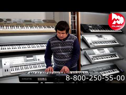 Видео-обзор товара Музыкальная рабочая станция Korg Krome-61