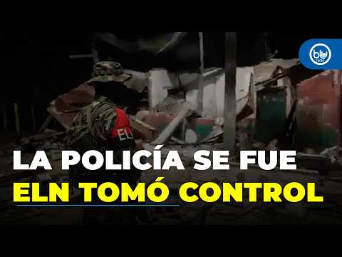 ELN se toma lo que quedó de la estación de policía en Guamalito | La terminó de destruir