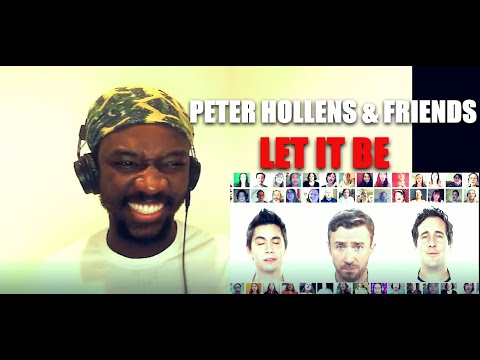 PETER HOLLENS - "Let It Be" | ft Sam Tsui & Casey Breves | REACTION