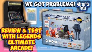 AtGames Legends Flashback Deluxe 2019 Review & Test With Legends Ultimate Arcade!