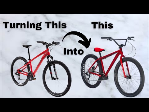 Turning my Walmart Bike into a SE Wheelie Bike