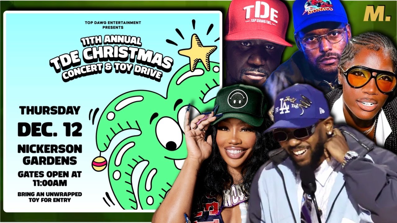 TDE Christmas Event Featuring Kendrick Lamar, SZA, Schoolboy Q, Doechii, + more.