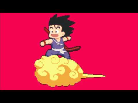 Flying nimbus, bring me everywhere! - og dragon ball kid goku [Red screen] (free download)