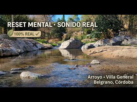 Reset Mental escuchando el sonido del agua  - Sonido real sin IA