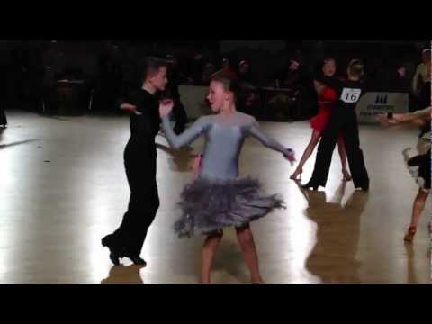 Latvia Open 2012 Junior 1, 1/2 final Jive, Davis Rauza & Melisa Bessonova
