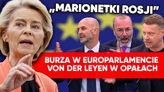 Wotum nieufności dla KE. Mocne słowa Ursuli von der Leyen