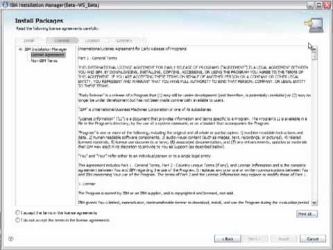WAS V8 Beta for z/OS, Demo 1 -  Installing the WCT