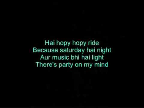 Party On My Mind - Race 2 - With Lyrics!