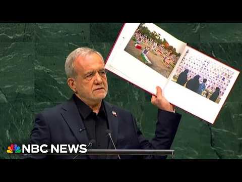 Iranian president claims they are 'victims of terrorism' in United Nations speech