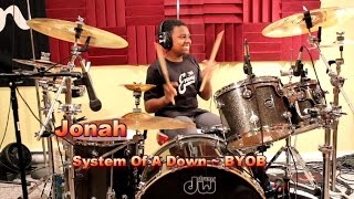 System of a Down - BYOB, Drum Cover, Jonah, Age 12, SOAD
