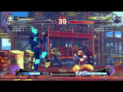 SSF4: Inyour opinion [Iyo] (Ibuki) VS HIROPON309 (Seth) *Pitched up*