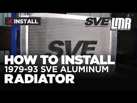 How To Remove & Install SVE Fox Body Mustang Radiator - (1979-1993)