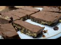 Chocolate tiffin | easy no bake recipe