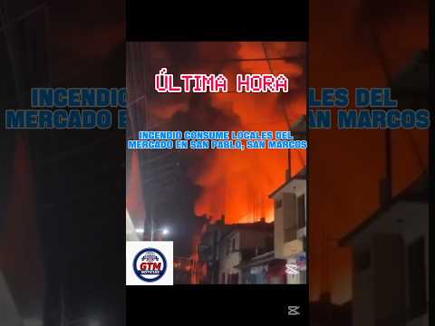 Incendio en san marcos Guatemala #shorts #breakingnews #gtm