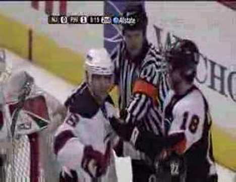 Devils @ Flyers 4/4/08