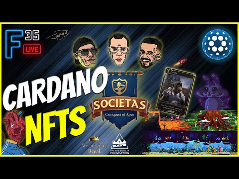 🔴 CARDANO NFTs Ft. TAS Foundation - The Ape Society, OMEN, Goofy Gophers Mining Club l F35 Live #87