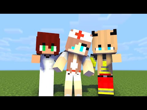 MONSTER SCHOOL : CHICKEN WING MEME 'MEDICAL GIRLS' - MINECRAFT ANIMATION