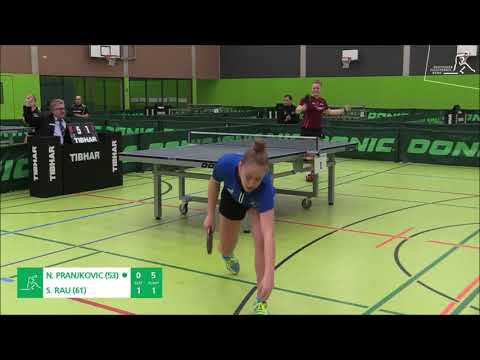 Naomi Pranjkovic - Sarah Rau I Viertelfinale Einzel - Deutsche Meisterschaften Schüler/innen 2019