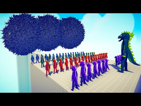 100x GODZILLA COLOR PACK + GIANT vs EVERY GOD - Totally Accurate Battle Simulator TABS