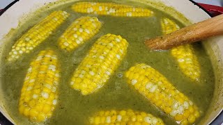 Guyanese corn soup/gun oil/boiled corn | recipe