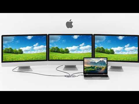 12-in-1 Triple Display USB-C Hub with Dual HDMI&DP