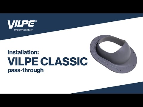 Миниатюра изображения товара Проходка кровельная Vilpe Classic 110-160мм RR33 / 732562 (черный)