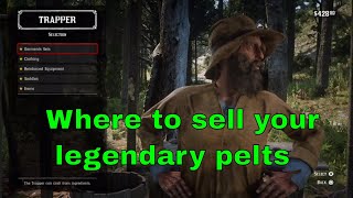 Where to sell the legendary Bear Skin - Red Dead Redemption 2