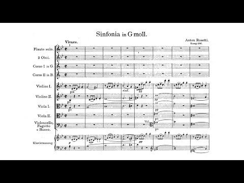 Antonio Rosetti – Symphony in G minor