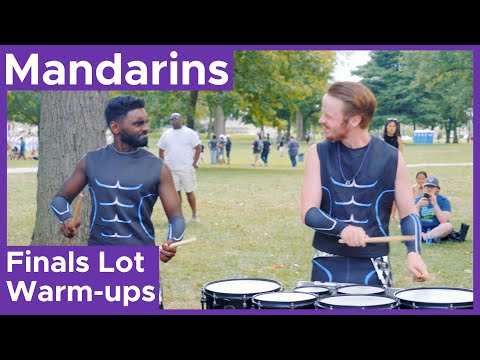 Mandarins Drumline 2022 || Finals Lot Warm-ups [4K + HD Audio]
