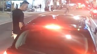 差點撞到人還搖下車窗嗆行人為啥不讓車子先過（車號：1125-TS）