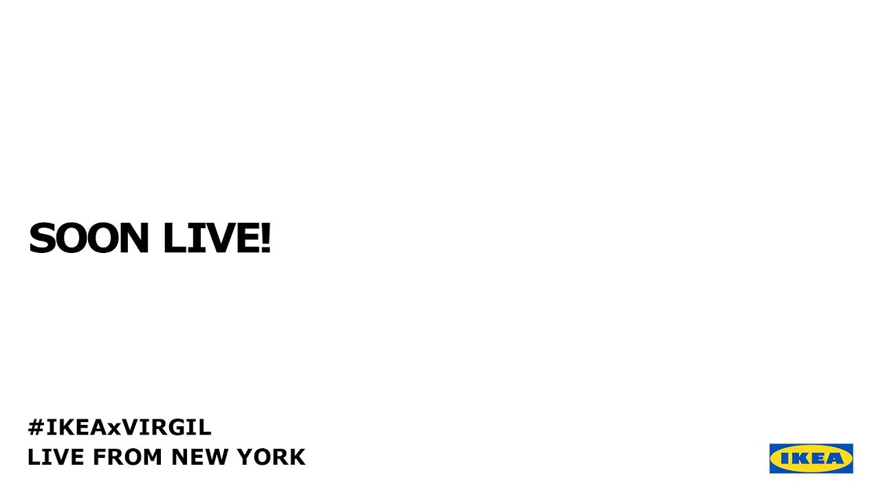 IKEA x VIRGIL - LIVE FROM NEW YORK - YouTube