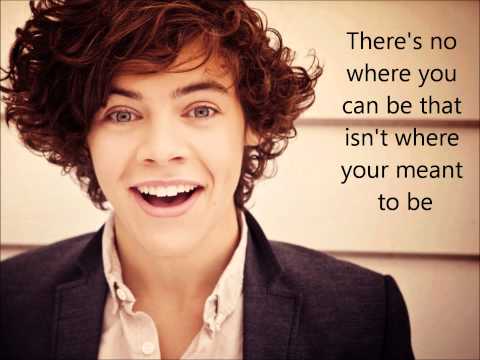 One Direction -All You Need Is Love- Lyrics On Screen