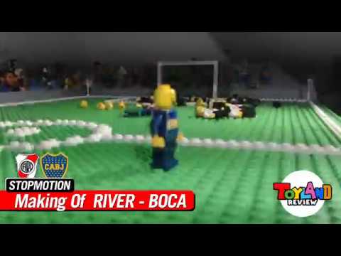 LEGO MAKING OF River Plate VS Boca Juniors STOPMOTION Part 2