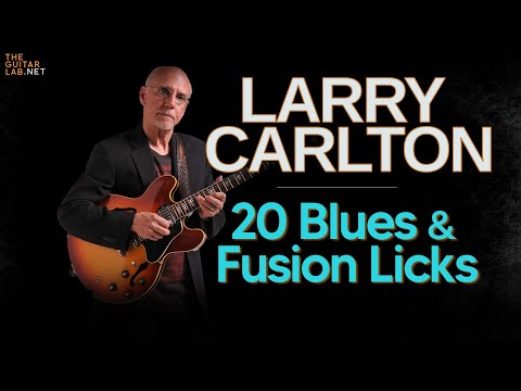Larry Carlton : 20 Blues & Fusion Licks - Theguitarlab.net -
