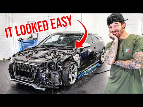 HOW BADLY DAMAGED IS THE CHEAPEST AUDI RS5