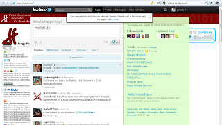 Twitter have a daily tweet limit! Can&#39;t tweet anymore for now!