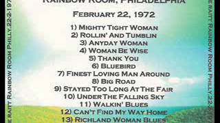 Bonnie Raitt Sigma Sound Studios Rainbow Room, WMMR Philadelphia, PA, US February 22, 1972