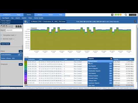 VMware NSX IPFIX Reporting