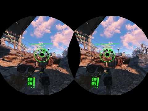 Fallout 4 VR Part 69 - Taffington Boathouse - Headset 3D Cardboard First Time Play