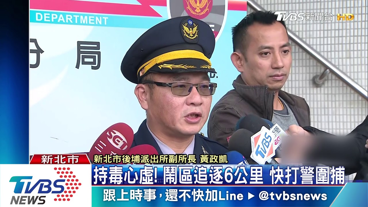 遇警拒停加速逃! 無辜騎士遭逆向撞