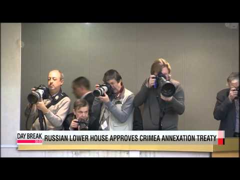 Russia's lower house approves Crimea annexation treaty 1