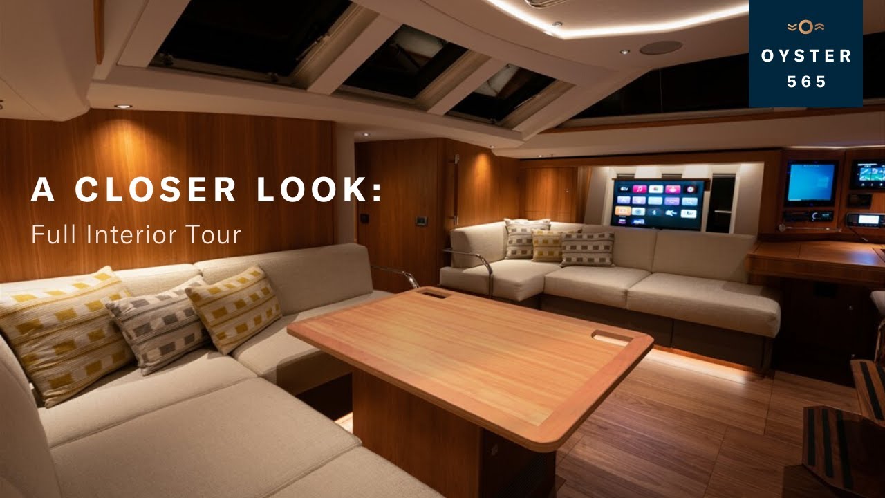 A Closer Look: Oyster 565 Full Boat Tour