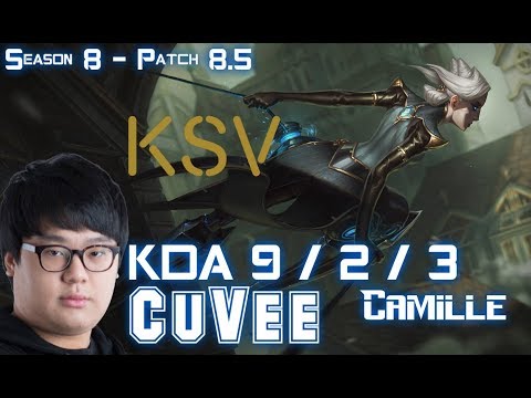 KSV CuVee CAMILLE vs GANGPLANK Top - Patch 8.5 KR Ranked