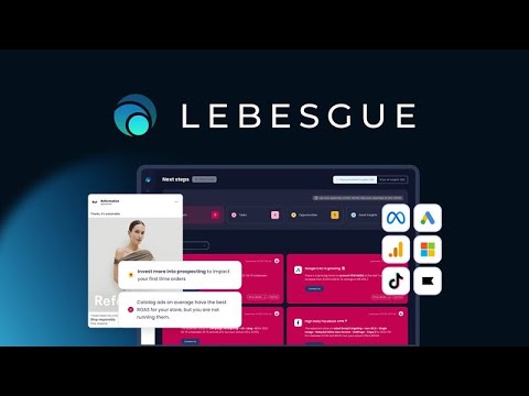 Lebesgue Lifetime Deal - Transform Your E-commerce Marketing with AI-Powered Insights